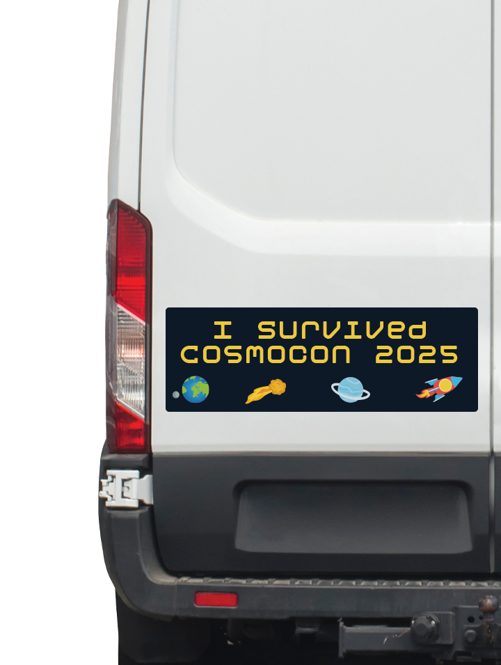Extra-Large Rectangular Bumper Sticker – 12" × 4"