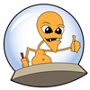ALIEN THUMBS UP
