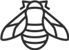 Bee Outline
