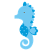 Blue Sea Horse