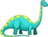 Brontosaurus Teal
