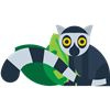 Cartoon Lemur