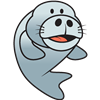Cartoon Manatee