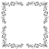 Floral Decoration Border
