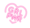 girl power neon