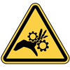 Moving Machinery Crushing Hands
