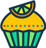 Orange Cupcake