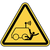 Risk of Being Run Over Warning