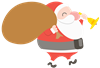 Santa With Sac