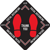 Social Distancing Floor Decal