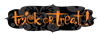 Trick or Treat on Victorian Sign