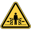 Warning Crush Hazard