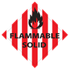 Warning Flammable Solid