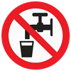 Warning No Driking