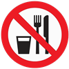 Warning No Eating