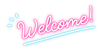 welcome neon