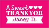 A Sweet Thank You
