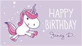 Birthday Unicorn