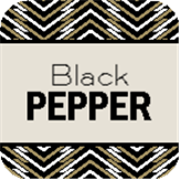 Black Pepper Spice Label