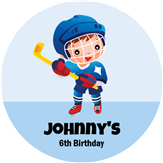 Boys Birthday Puck