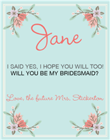 Bridesmaid Proposal