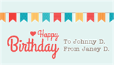 Bunting Banner