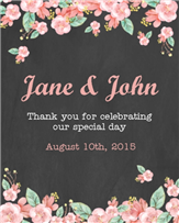 Chalkboard Floral
