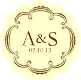 Fancy Scallop Label