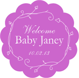 Floral Scallop Baby Shower