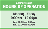 Hours of Operation