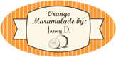 Orange Marmalade Label