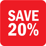 Save 20%