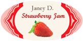 Strawberry Jam Label