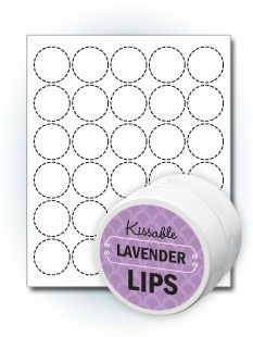 1.5" x 1.5" Round Lid Labels