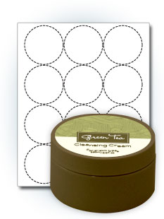 2.5" x 2.5" Round Lid Labels