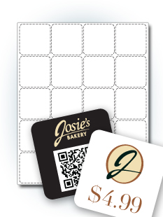 2" Square Labels