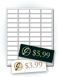 2" x 0.75" Rectangle Labels