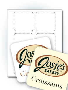3" Square Labels