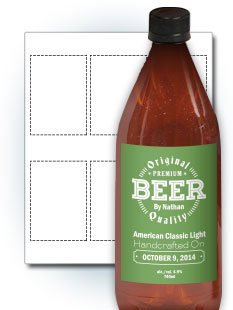 Mr. Beer Rectangle Labels