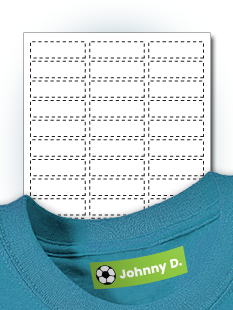 Rectangle Iron-On Labels