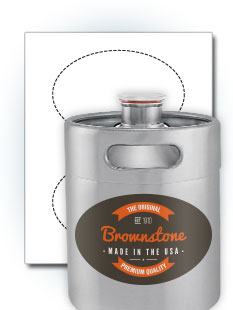 Slim & Mini Kegs Oval