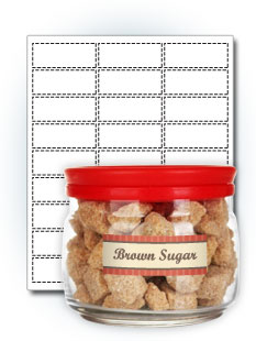 Small Rectangle Food Labels