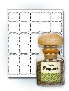 Square Spice Labels