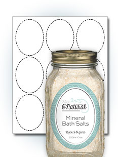 Tall Oval Bottle
